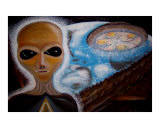 UFO ON THE MOON