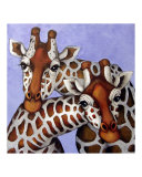 Cat eye giraffes