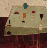 Table with Blue Cup