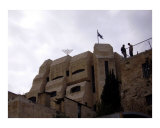 Menorah atop building near the "Wailing Wall" - Old City  Jerusalem