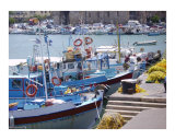 Small boat harbor at Heraklion  Crete