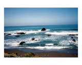 California surf near Hearst Castle  Monterey Peninsula  California
