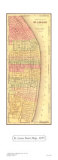St Louis Street Map  1855