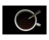 Coffee cup and spoon