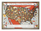 Food Map of the United States