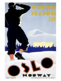 Winter Snow Season  Oslo  Norway