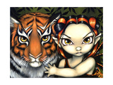 Fairy Taming a Tiger