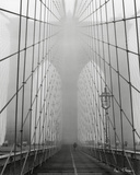 Foggy Day on Brooklyn Bridge
