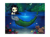 Mermaid in Her Grotto - Underwater Mermaid