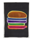 The Multi-Colored Layered Hamburger