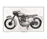 "1961 BSA A7 500cc motorcycle