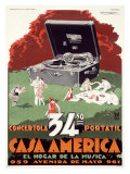 Portable Phonograph  Casa America