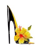SWEETHEART HIBISCUS stiletto