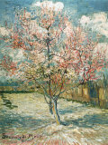 Peach Tree in Bloom at Arles  c1888