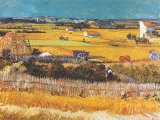 Harvest at Arles  c1888