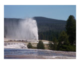 Beehive Geyser from Castle YNP