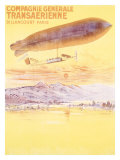Billancourt to Paris by Dirigible Airship