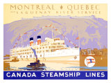 Canada Steamship Lines  Montreal-Quebec
