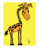 The Giraffe with strips