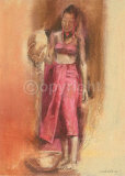 Woman in Red