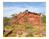 Old West 1800's Stone Ranch House