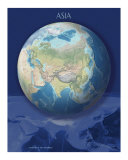 Asia view of Earth