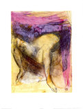 Nude Woman on her Back with Legs Apart