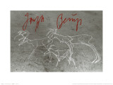 Painting on the Floor  Herzogstrasse 79  c1982