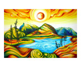 Rundle Mountain View  Banff National Park  Alberta