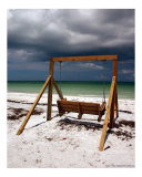 Swing on Beach Shoreline