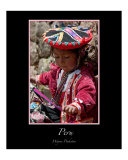 Peruvian Girl Learning to Weave