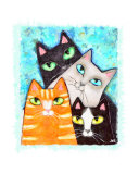 Four Cat Pose