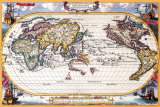 Antique Map  Navigation Map  1710