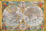 Antique Map  Orbis Terrarum  1636