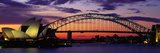 Sydney Harbour Bridge at Sunset  Sydney  Australia