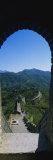 High Angle View of the Great Wall of China  Beijing  China