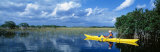 Kayaker in Everglades National Park  Florida  USA
