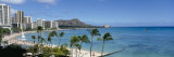 Buildings on the Beach  Waikiki Beach  Honolulu  Oahu  Hawaii  USA