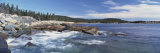 Rocks Along the Coast  Atlantic Ocean  Acadia National Park  Maine  USA