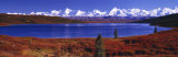 Wonder Lake in Autumn  Alaska  USA