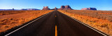 Empty Road  Clouds  Blue Sky  Monument Valley  Utah  USA