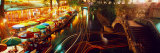 Night  Evening  Nightlife  Riverwalk  San Antonio  Texas  USA