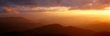 Mountains  Sunset  Blue Ridge Parkway  Great Smoky Mountains  North Carolina  USA