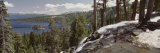 High Angle View of the Eagle Falls  Emerald Bay  Lake Tahoe  California  USA