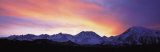 Sunset  Sierra Mountains  California  USA