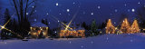 Holiday Lights  Laurentide  Quebec  Canada