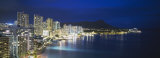 Buildings on the Waterfront  Waikiki  Honolulu  Oahu  Hawaii  USA