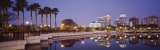 Reflection of Buildings in the Lake  Lake Luceme  Orlando  Florida  USA
