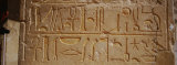 Close-up of a Stone Wall  Temple of Hatshepsut  Luxor  West Bank  Egypt