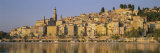Buildings on the Waterfront  Eglise St-Michel  Menton  France